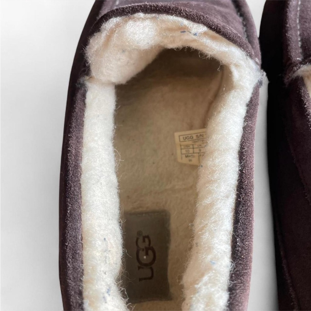 UGG Men's Ascot slippers in espresso brown size 10 - Picture 3 of 7